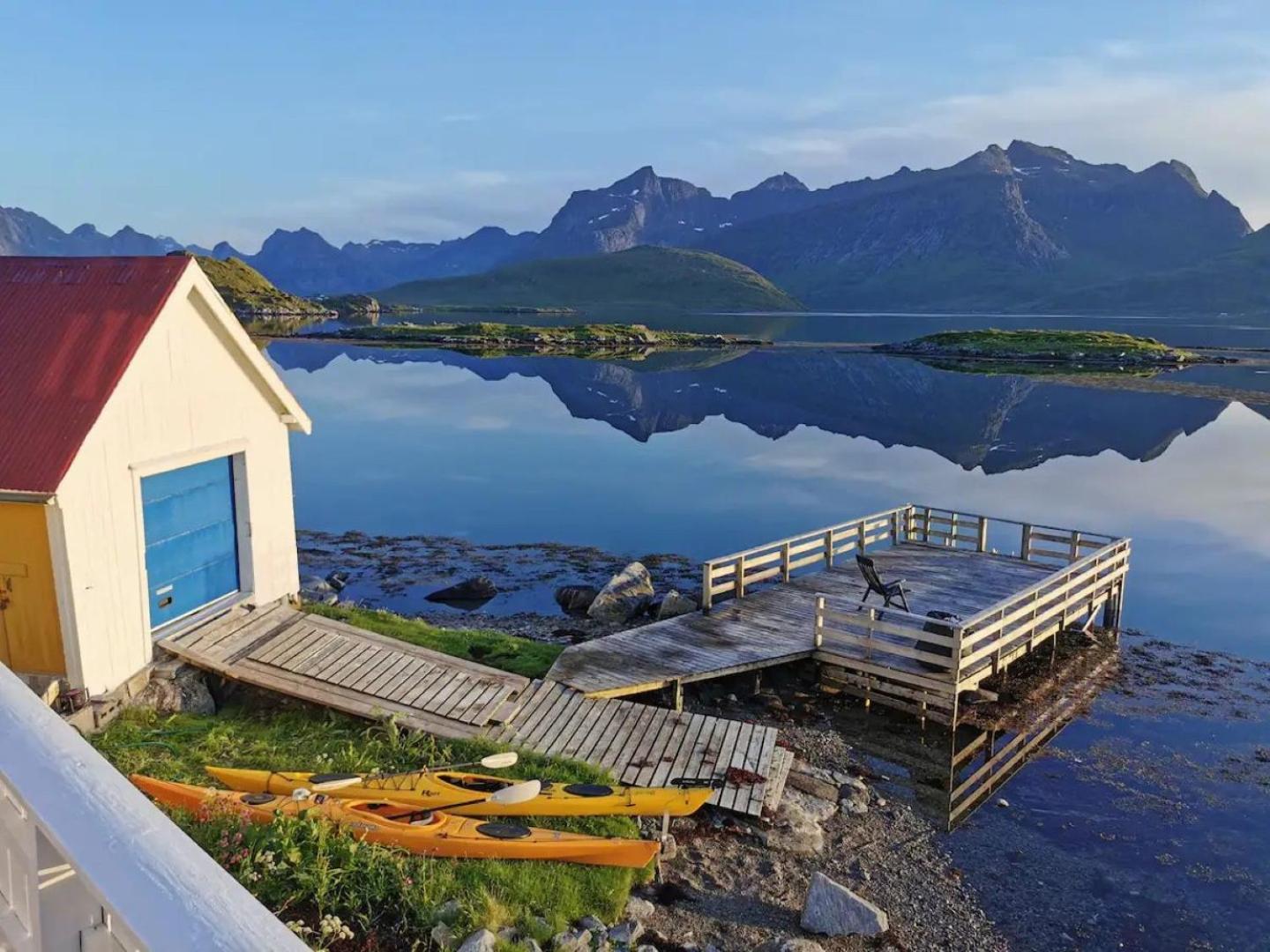 Panoramic Seaview Cabin For Two Persons By The Sea Hovdan Екстер'єр фото